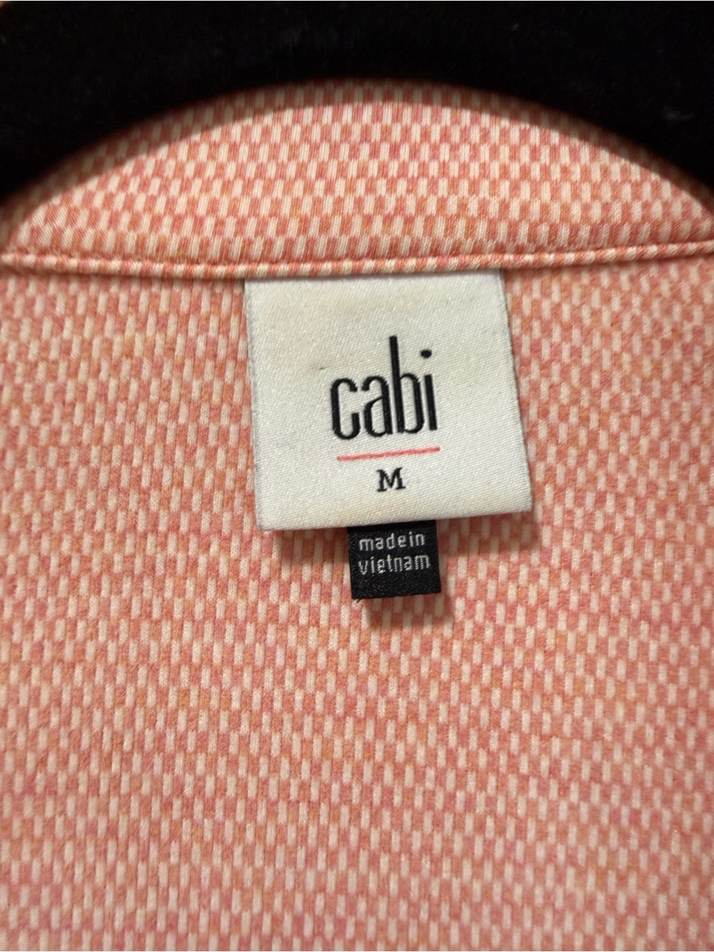 CAbi Peach-Pink Textured Collar Jacket - Picture 3 of 16